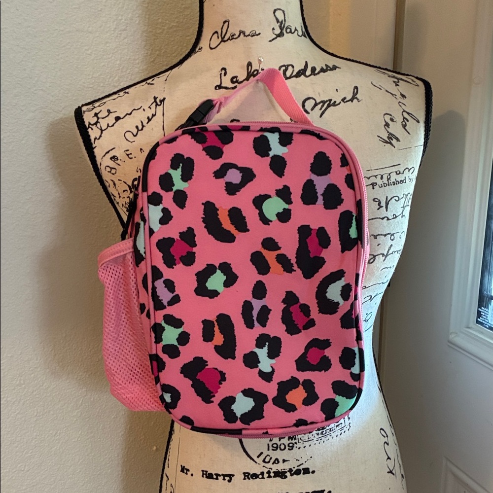 NWOT’s- Pink Leopard Print Kids Lunch Bag